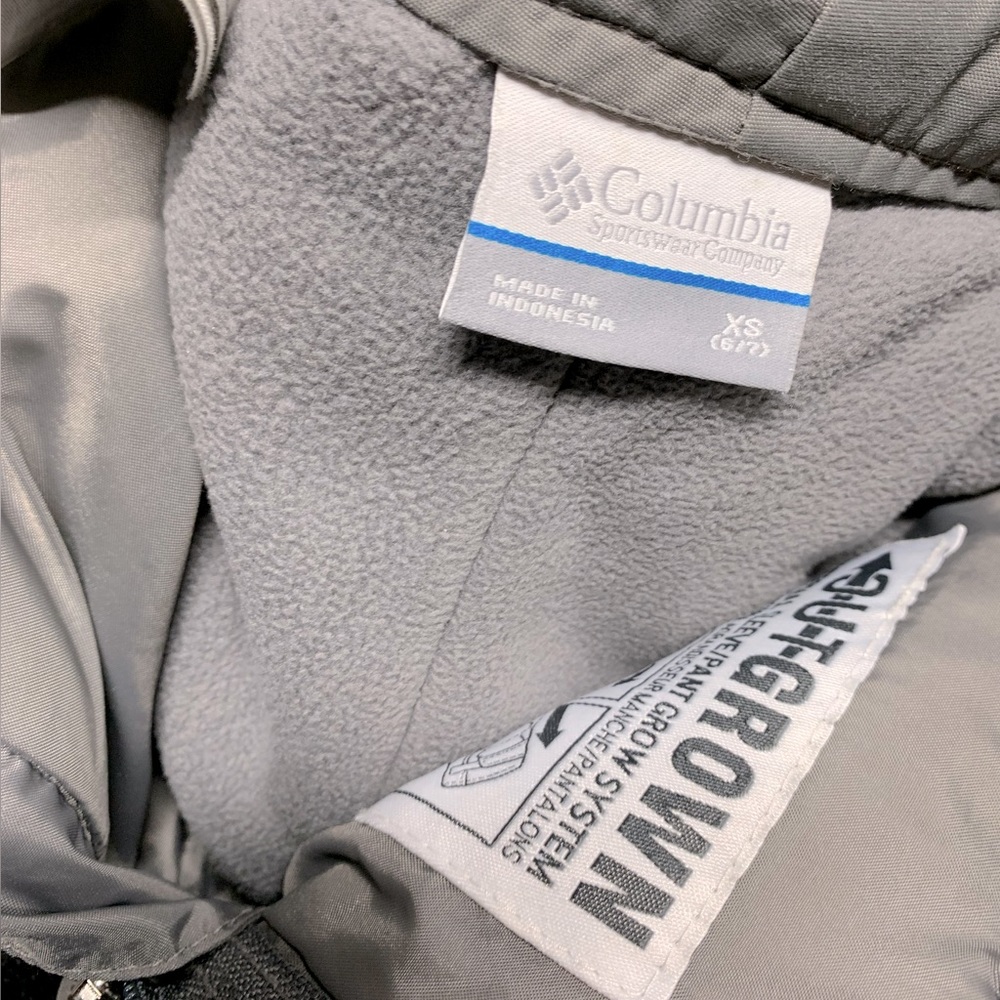 Columbia kids grow with me snow pants sz XS 6/7
